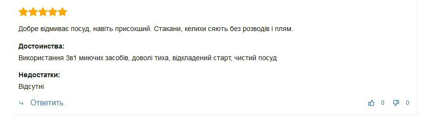 Відгук про посудомийну машину AEG FSM42607Z